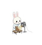 放射線技師のうさぎのスタンプ（個別スタンプ：6）