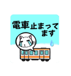 防災・災害緊急時連絡用★献血する猫6（個別スタンプ：5）