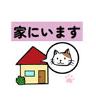 防災・災害緊急時連絡用★献血する猫6（個別スタンプ：11）