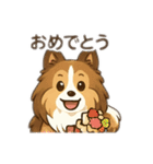 色々なシェルティのスタンプ（個別スタンプ：13）