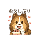 色々なシェルティのスタンプ（個別スタンプ：15）