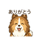 色々なシェルティのスタンプ（個別スタンプ：18）