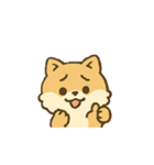 ポメ柴 (表情だけ)スタンプ（個別スタンプ：11）