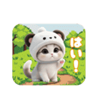 動く！かわいい猫たち ずっと使える 日常（個別スタンプ：6）