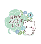 【気遣い敬語】大人かわいい♡もこねこ（個別スタンプ：31）