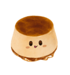 ぽってり プリン ちゃん 【文字なし】（個別スタンプ：3）
