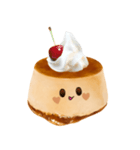 ぽってり プリン ちゃん 【文字なし】（個別スタンプ：4）