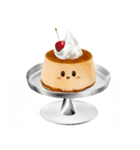 ぽってり プリン ちゃん 【文字なし】（個別スタンプ：8）