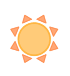天気と梅雨♪もこもこスタンプデコ（個別スタンプ：2）