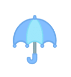 天気と梅雨♪もこもこスタンプデコ（個別スタンプ：6）