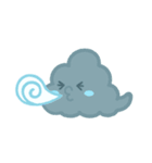 天気と梅雨♪もこもこスタンプデコ（個別スタンプ：18）