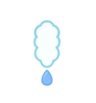 天気と梅雨♪もこもこスタンプデコ（個別スタンプ：39）