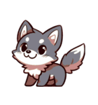 赤ちゃんオオカミの生活 (漢字) Ver5（個別スタンプ：38）