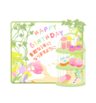 花咲く 母の日＆誕生日 癒しのお花（個別スタンプ：8）
