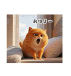 まんまる顔の猫様〜第二弾〜（個別スタンプ：6）