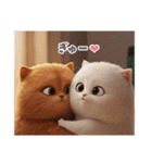 まんまる顔の猫様〜第二弾〜（個別スタンプ：19）
