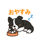 ほんわかボーダーコリー（個別スタンプ：4）