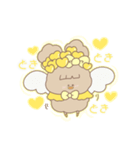 PENOちゃん推し活始めました♡黄色（個別スタンプ：4）