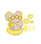 PENOちゃん推し活始めました♡黄色（個別スタンプ：6）