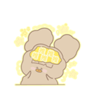 PENOちゃん推し活始めました♡黄色（個別スタンプ：32）