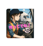 “トラックママの愛ことば”（個別スタンプ：11）