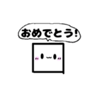 赤い犬 ワン（個別スタンプ：1）