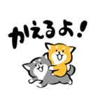 ふでしば34【雨、夏】柴犬（個別スタンプ：11）