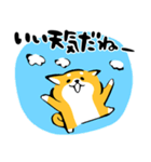 ふでしば34【雨、夏】柴犬（個別スタンプ：19）