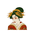 高田太夫と休日の花魁たち（個別スタンプ：3）
