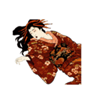 高田太夫と休日の花魁たち（個別スタンプ：13）