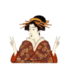 高田太夫と休日の花魁たち（個別スタンプ：25）
