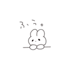 のんびりうさぎ。（個別スタンプ：4）