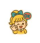 レトロポップな毎日スタンプ（個別スタンプ：1）