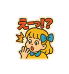 レトロポップな毎日スタンプ（個別スタンプ：34）