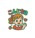 レトロポップな毎日スタンプ（個別スタンプ：38）