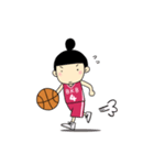おだんごバスケ娘。（個別スタンプ：1）