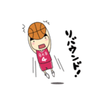 おだんごバスケ娘。（個別スタンプ：3）