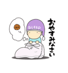 おだんごバスケ娘。（個別スタンプ：9）