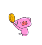 ぷるんとちょきんぶた（個別スタンプ：1）