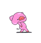 ぷるんとちょきんぶた（個別スタンプ：4）