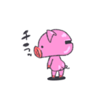 ぷるんとちょきんぶた（個別スタンプ：8）