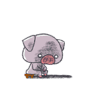 ぷるんとちょきんぶた（個別スタンプ：13）