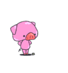 ぷるんとちょきんぶた（個別スタンプ：14）