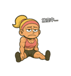 暴走フィットネス女子コーチ2（個別スタンプ：3）