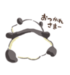 顔を見せてくれないパンダ（個別スタンプ：3）