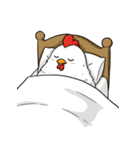 シュールでかわいいニワトリのスタンプ（個別スタンプ：15）