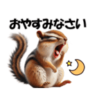 シマリスちゃんの必ず使う！日常会話・敬語（個別スタンプ：24）