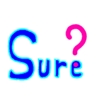 日常会話 英語デザイン文字（個別スタンプ：19）