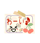 可愛い付箋 挨拶メモスタンプ AI（個別スタンプ：27）
