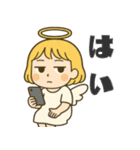天使ちゃんは腹黒い。（個別スタンプ：3）